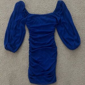 Royal Blue Long Sleeve Dress